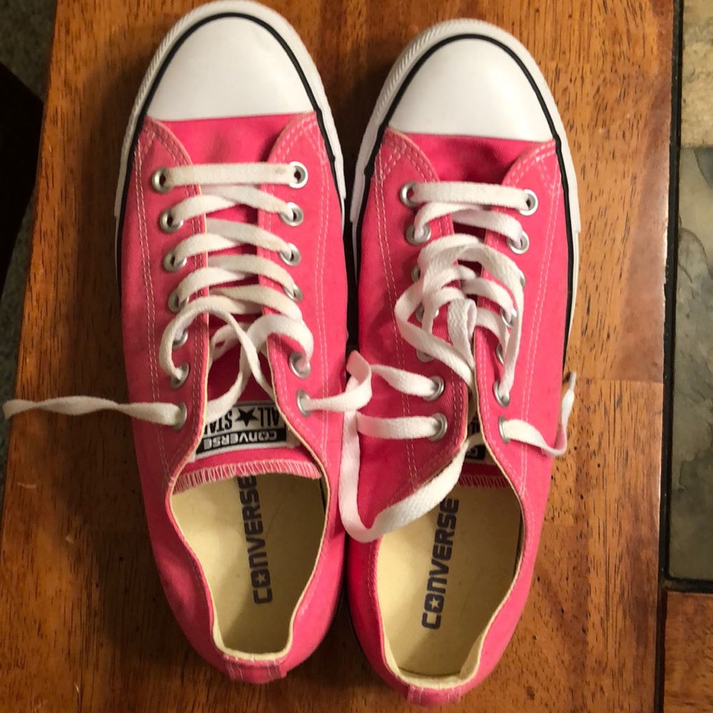 Bright Pink Converse All Stars